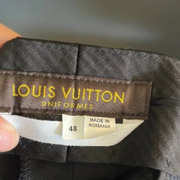 Louis Vuitton, Black Dress Pants, lined; 100% wool - Picture 9 of 14
